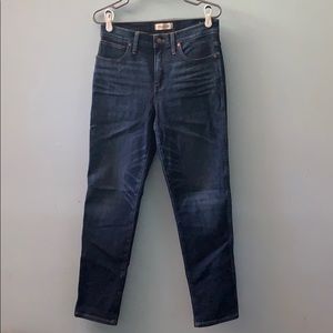 Madewell Slim Straight Denim in Hammond Wash